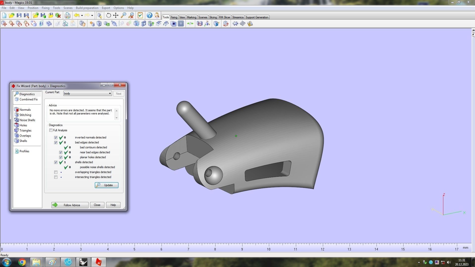 Serpenti Flexible Double Rotated Ring 18 5mm 3D print model_26