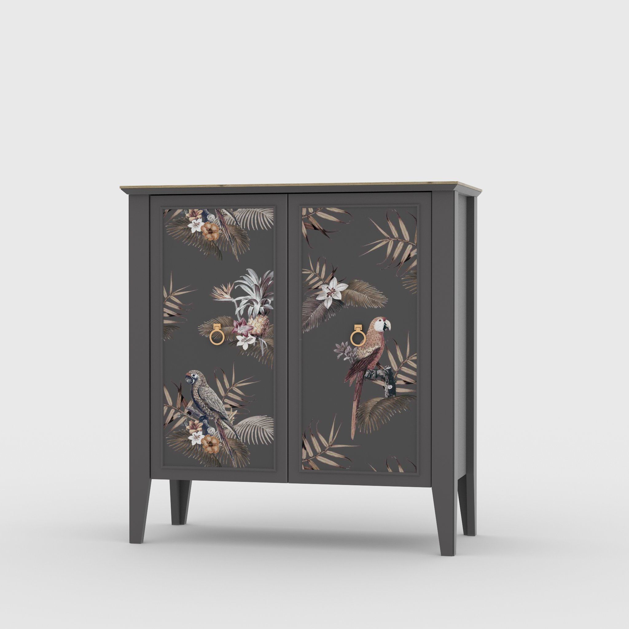 Paris Highboard Low-poly 3D model_2