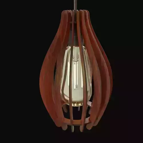 Decorative Wooden Ceiling Lamp 