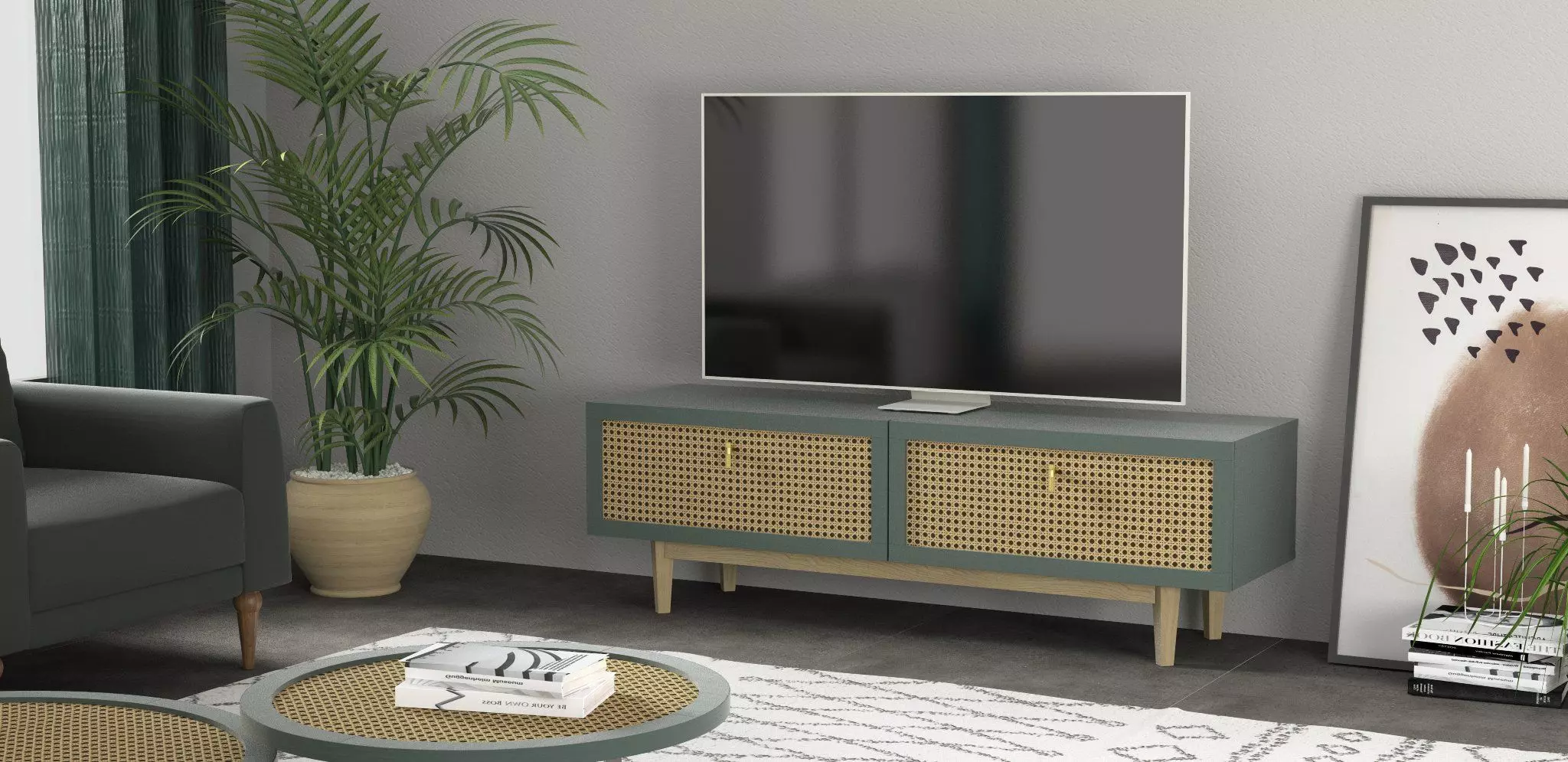 Adrea Tv Unit Low-poly 3D model