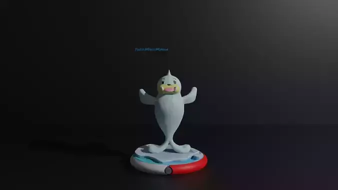 Seel presupported pokemon 3D print model