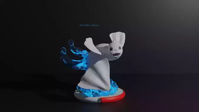 Dewgong presupported pokemon 3D print model