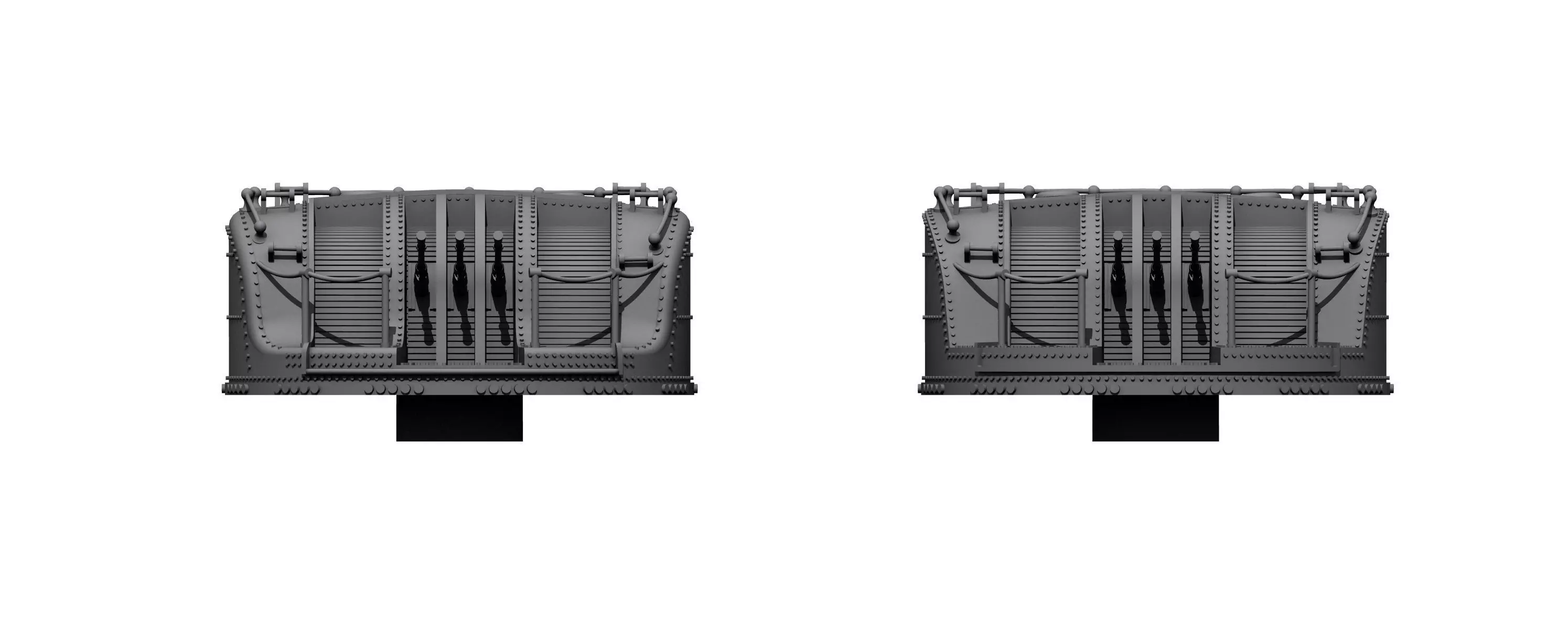 25mm MG towers 3D print model