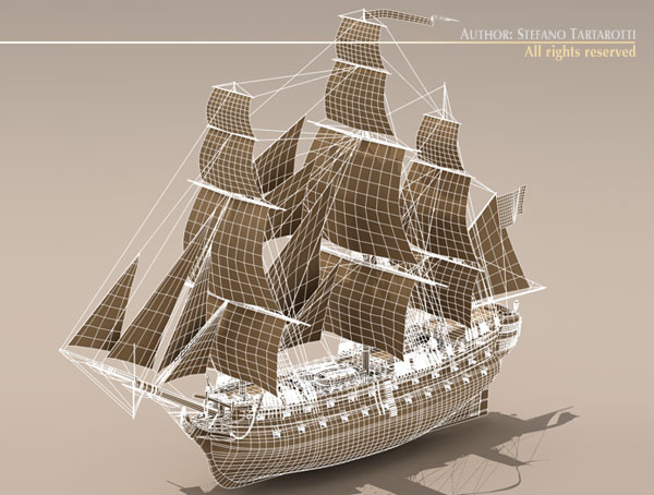 HMS Leopard 3D model_12