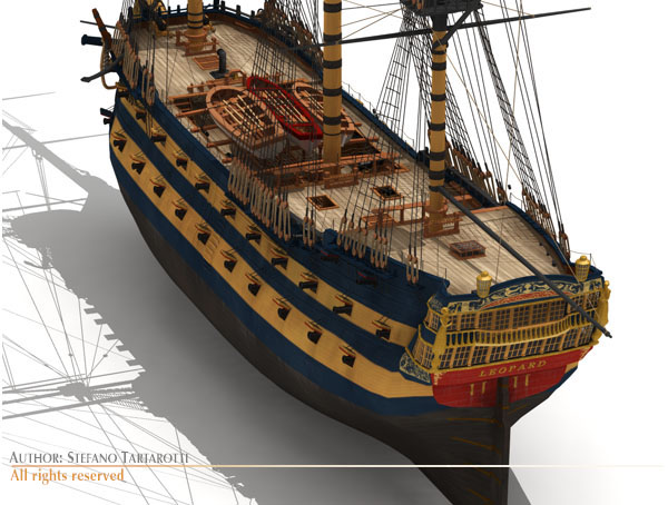 HMS Leopard 3D model_6