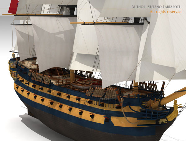 HMS Leopard 3D model_9