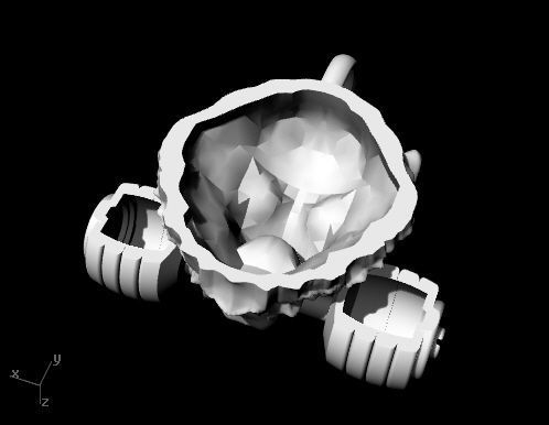 Tiger Head  3D print model_2