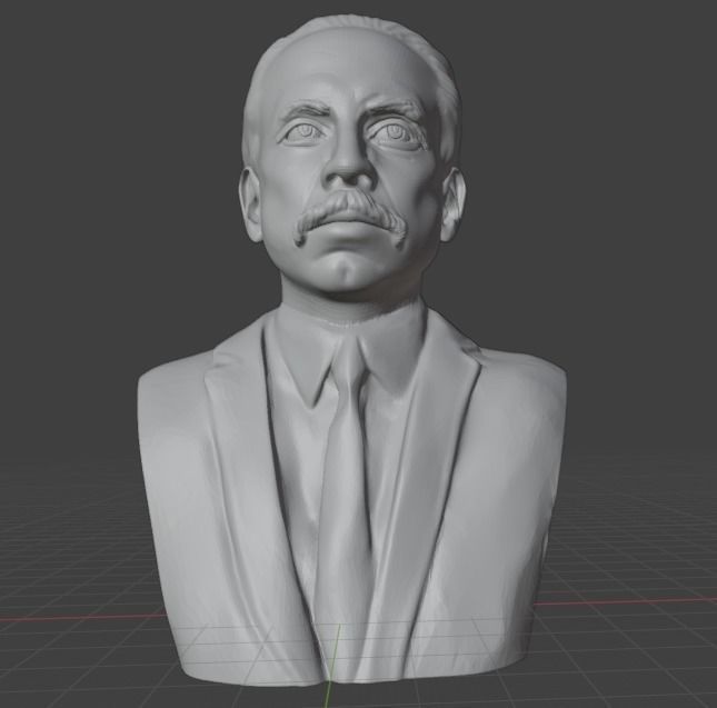 Rainer Maria Rilke 3D print model_2