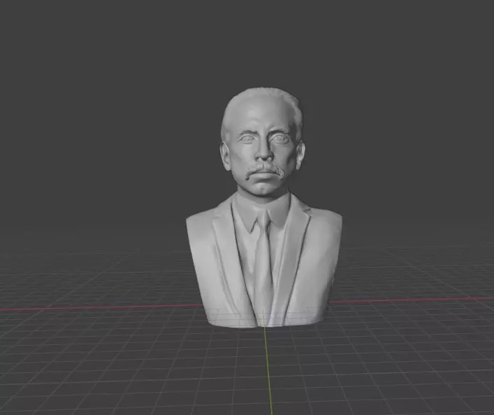 Rainer Maria Rilke 3D print model_0