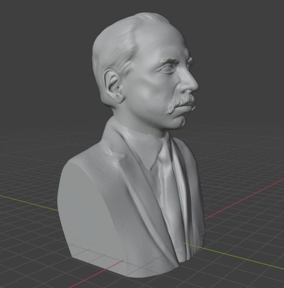 Rainer Maria Rilke 3D print model_6