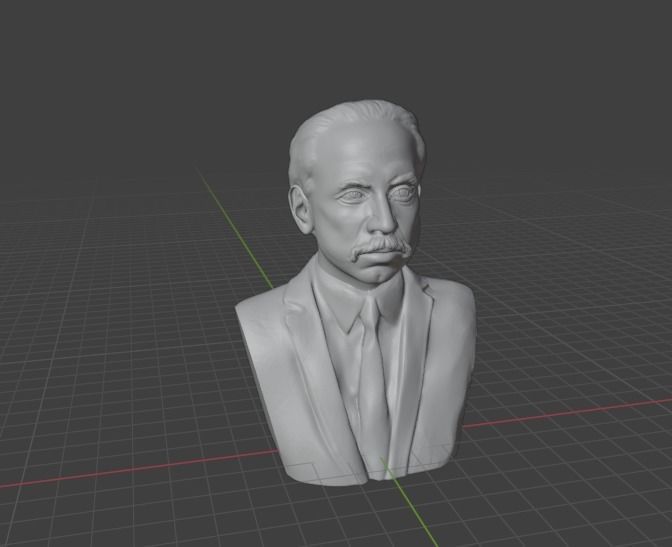 Rainer Maria Rilke 3D print model_10