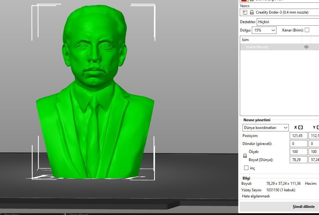 Rainer Maria Rilke 3D print model_13