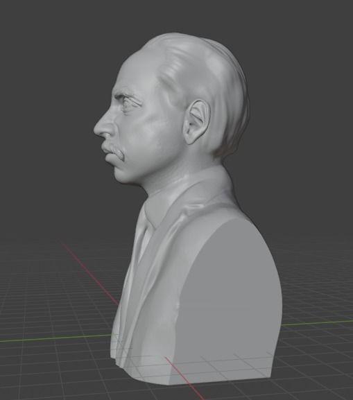 Rainer Maria Rilke 3D print model_4