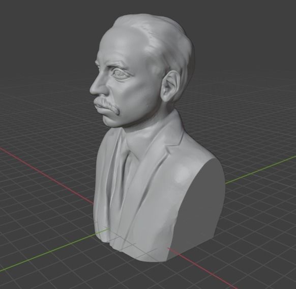 Rainer Maria Rilke 3D print model_14