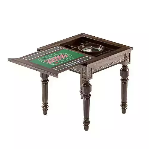 Roulette Gaming Table 3D model