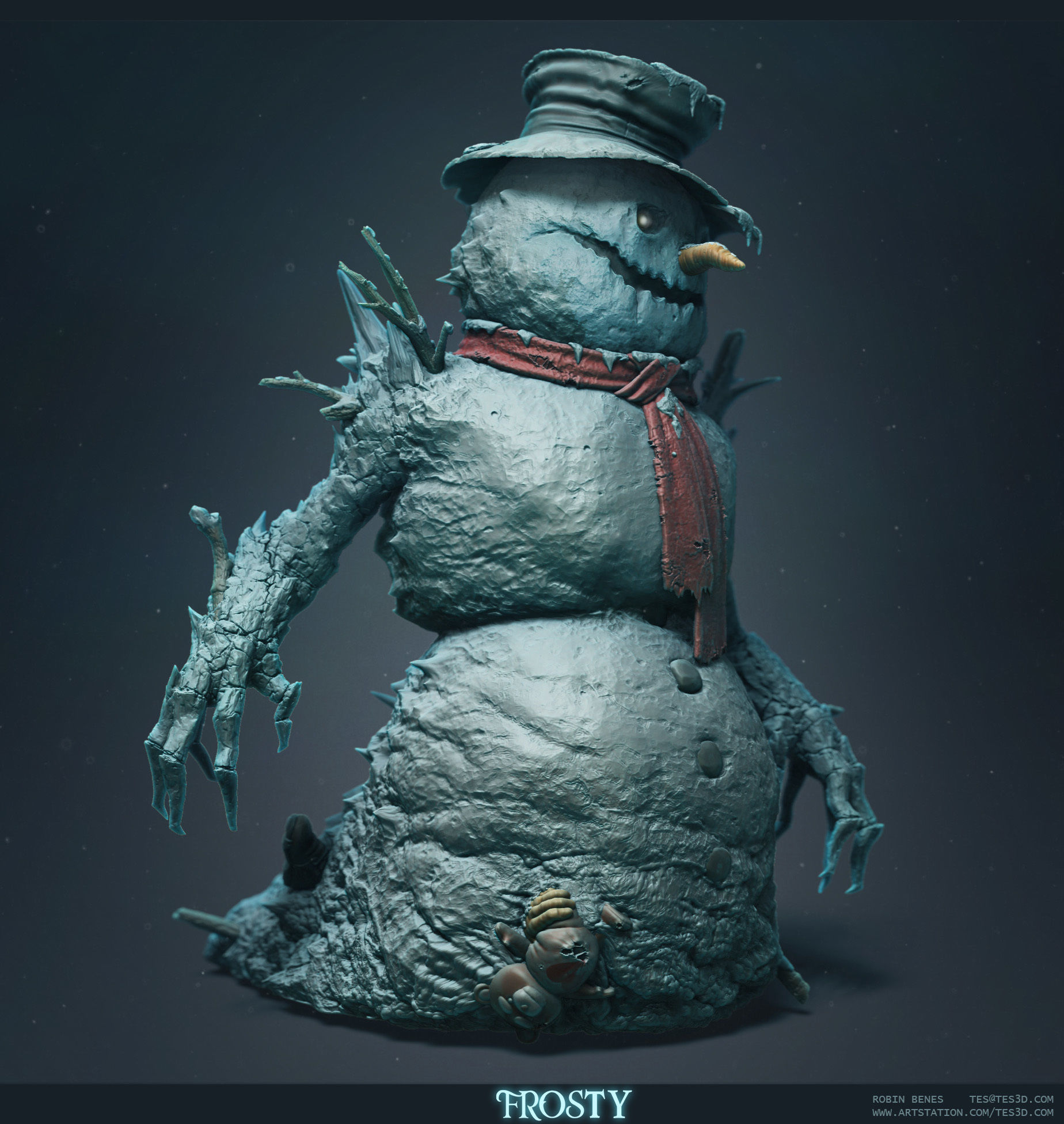  Frosty - The Cold Devourer  3D print model_1