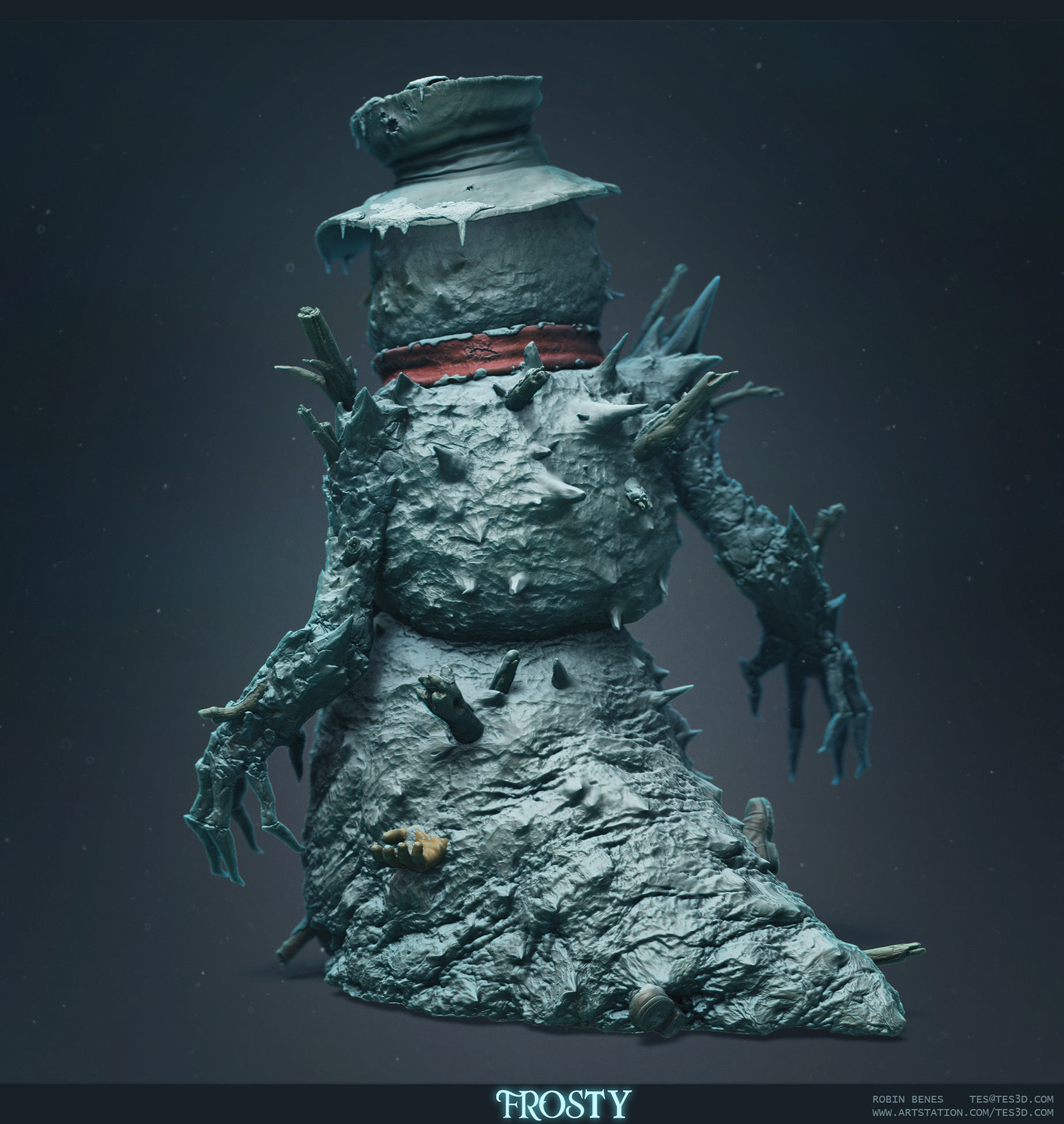  Frosty - The Cold Devourer  3D print model_3