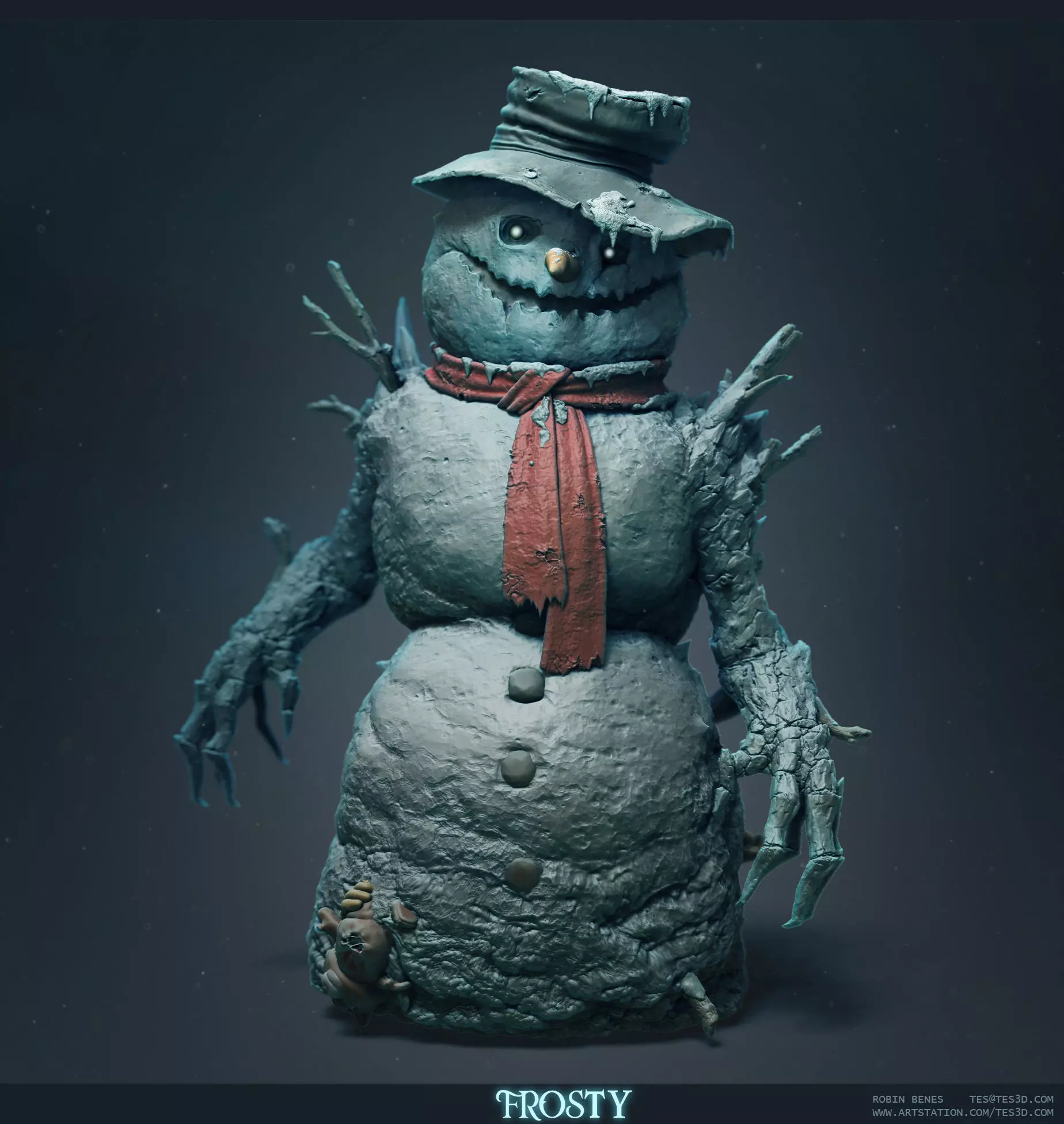  Frosty - The Cold Devourer  3D print model_0