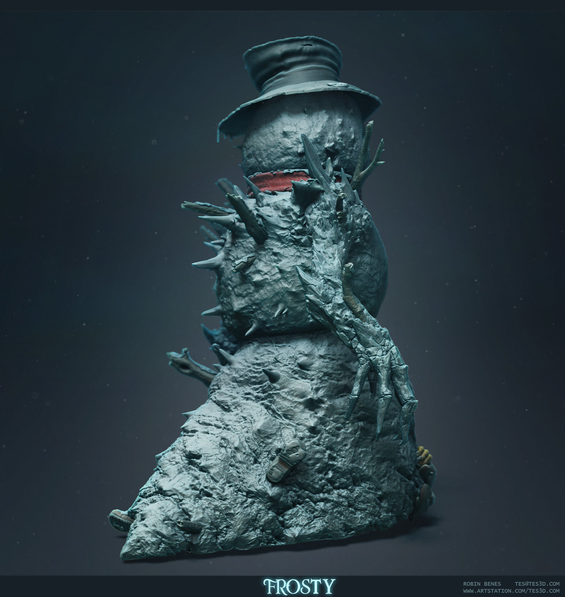  Frosty - The Cold Devourer  3D print model_2