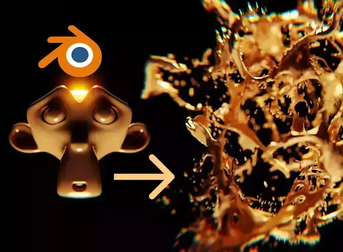 Blender 3D satisfying animation geometry node - Template