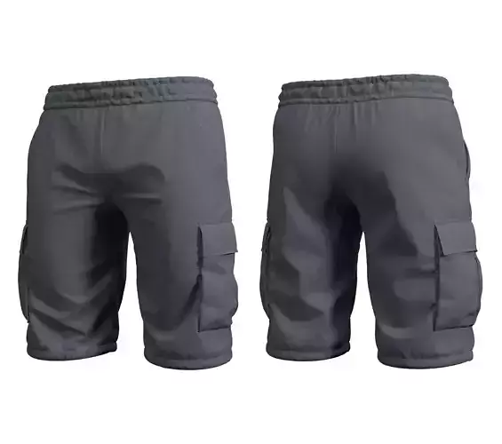 Male Sport Shorts - Marvelous Designer