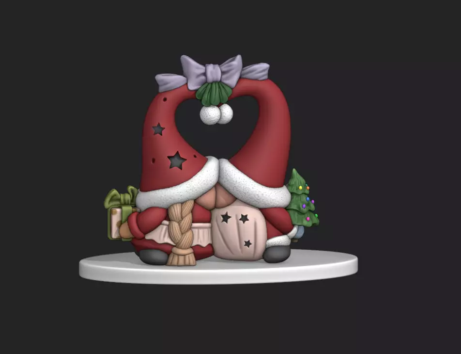 keychain for the Christmas tree 3D print model_0