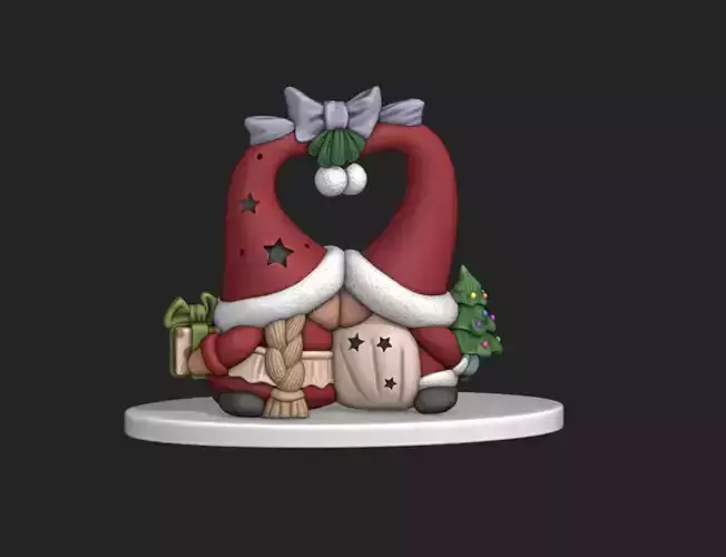 keychain for the Christmas tree 3D print model