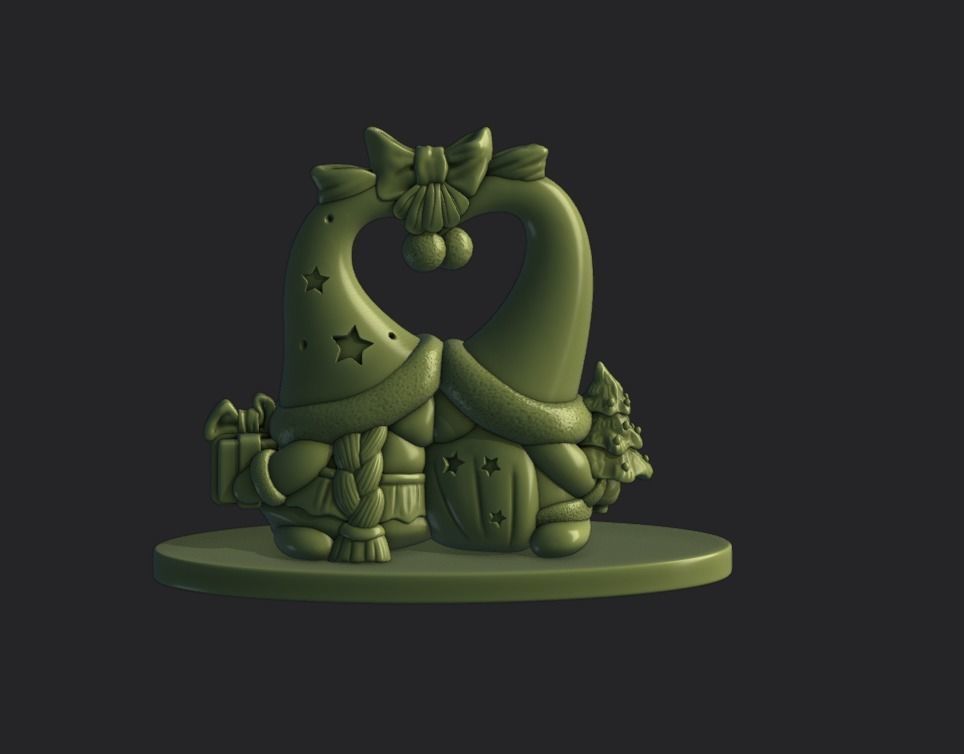 keychain for the Christmas tree 3D print model_2