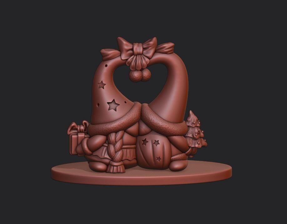 keychain for the Christmas tree 3D print model_3