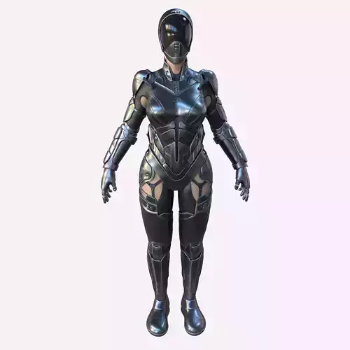 Gril Sci-FI 3D model