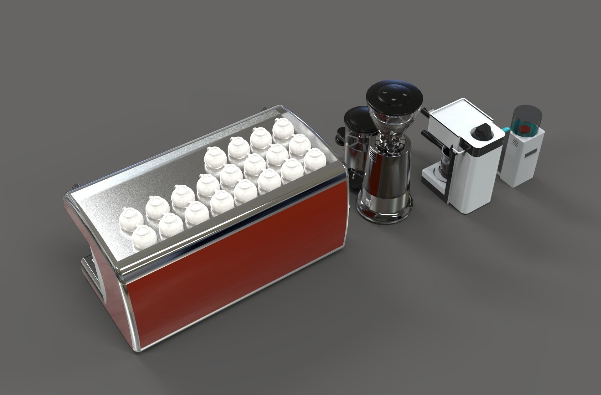 Coffee Grinder maker machine 3d model 3D model_4