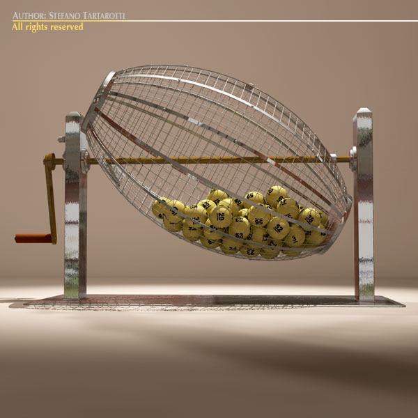 Lottery cage 3D model_8