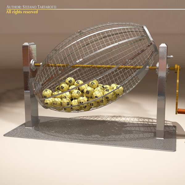 Lottery cage 3D model_7