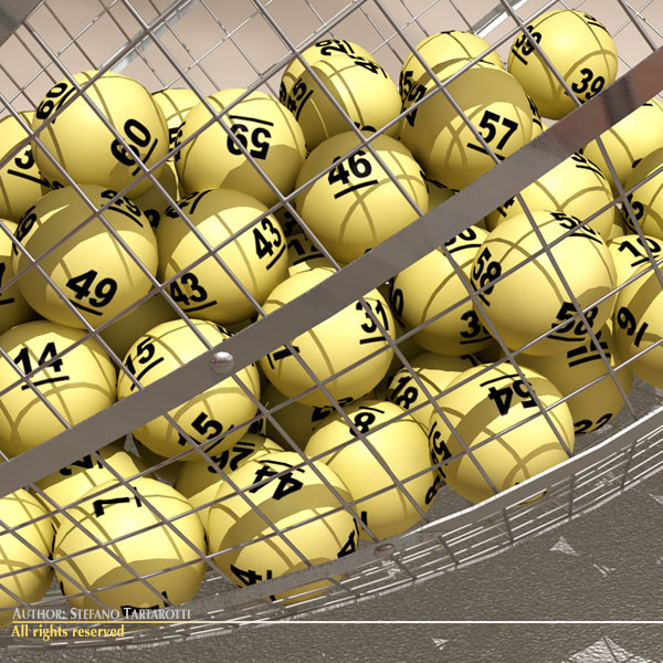Lottery cage 3D model_2