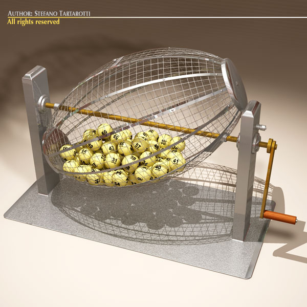 Lottery cage 3D model_5