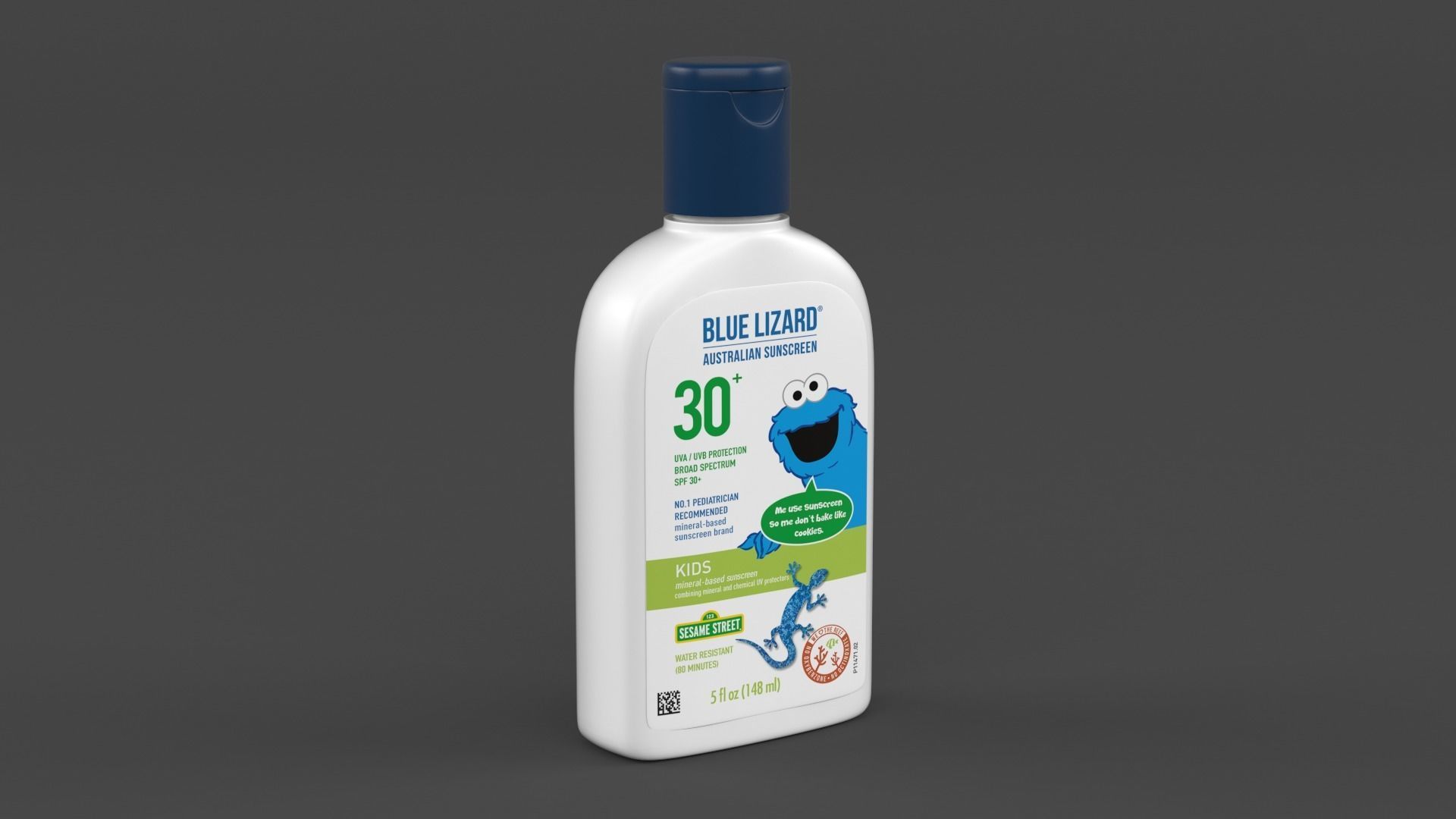 Sunscreen Lotion 3D model_3