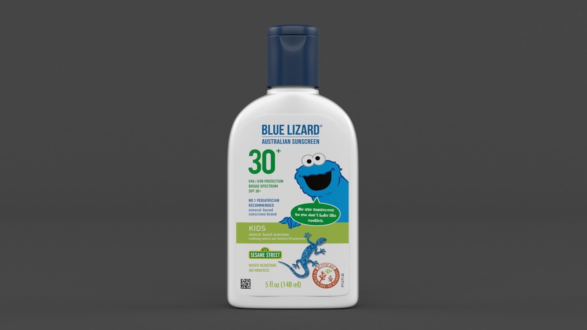 Sunscreen Lotion 3D model_1