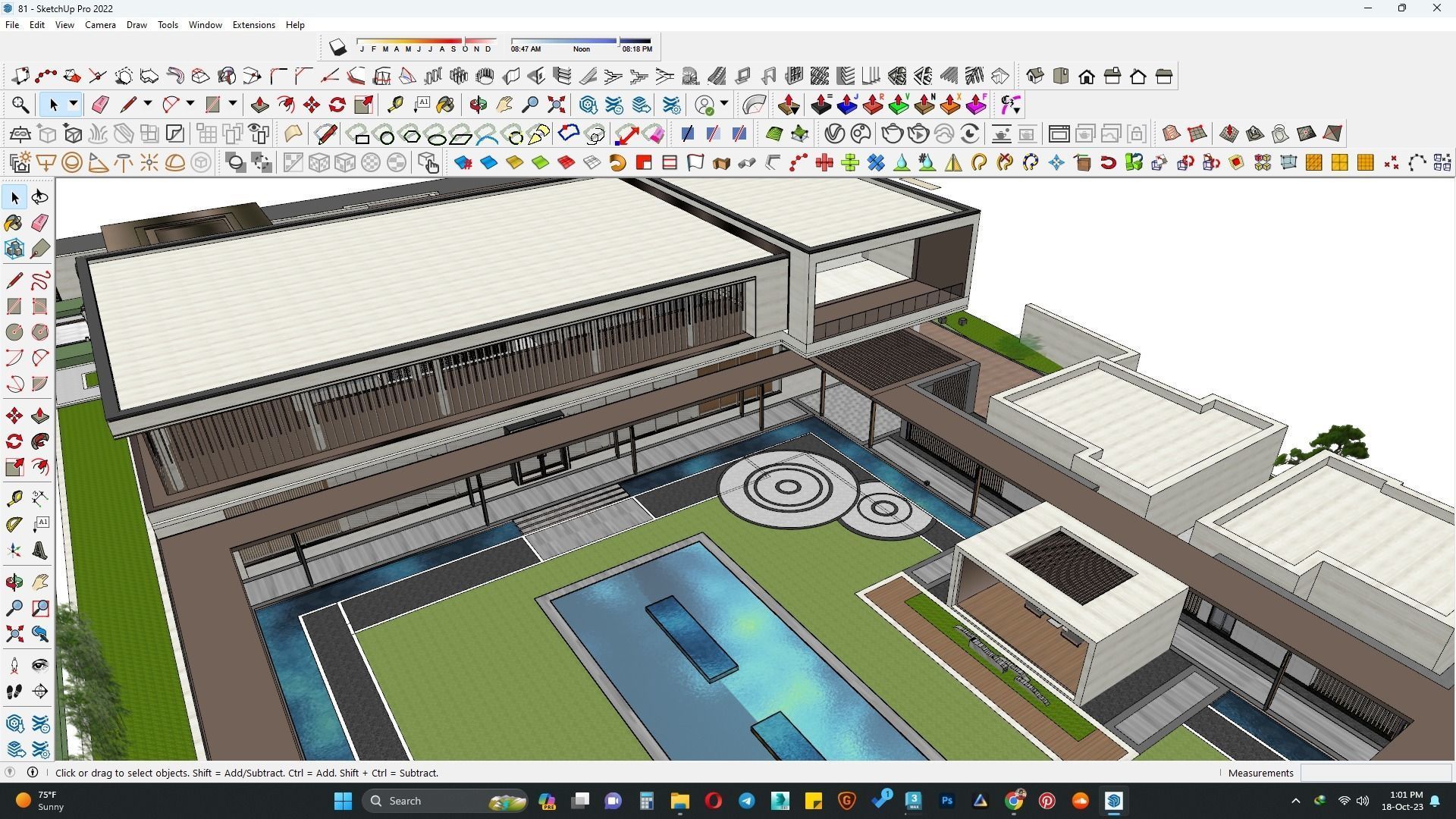 Villa casa 3d model  3D model_4