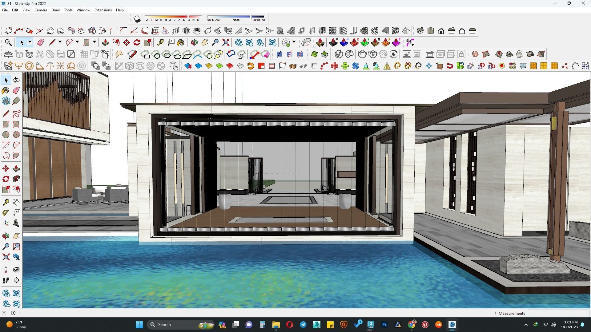 Villa casa 3d model  3D model_3