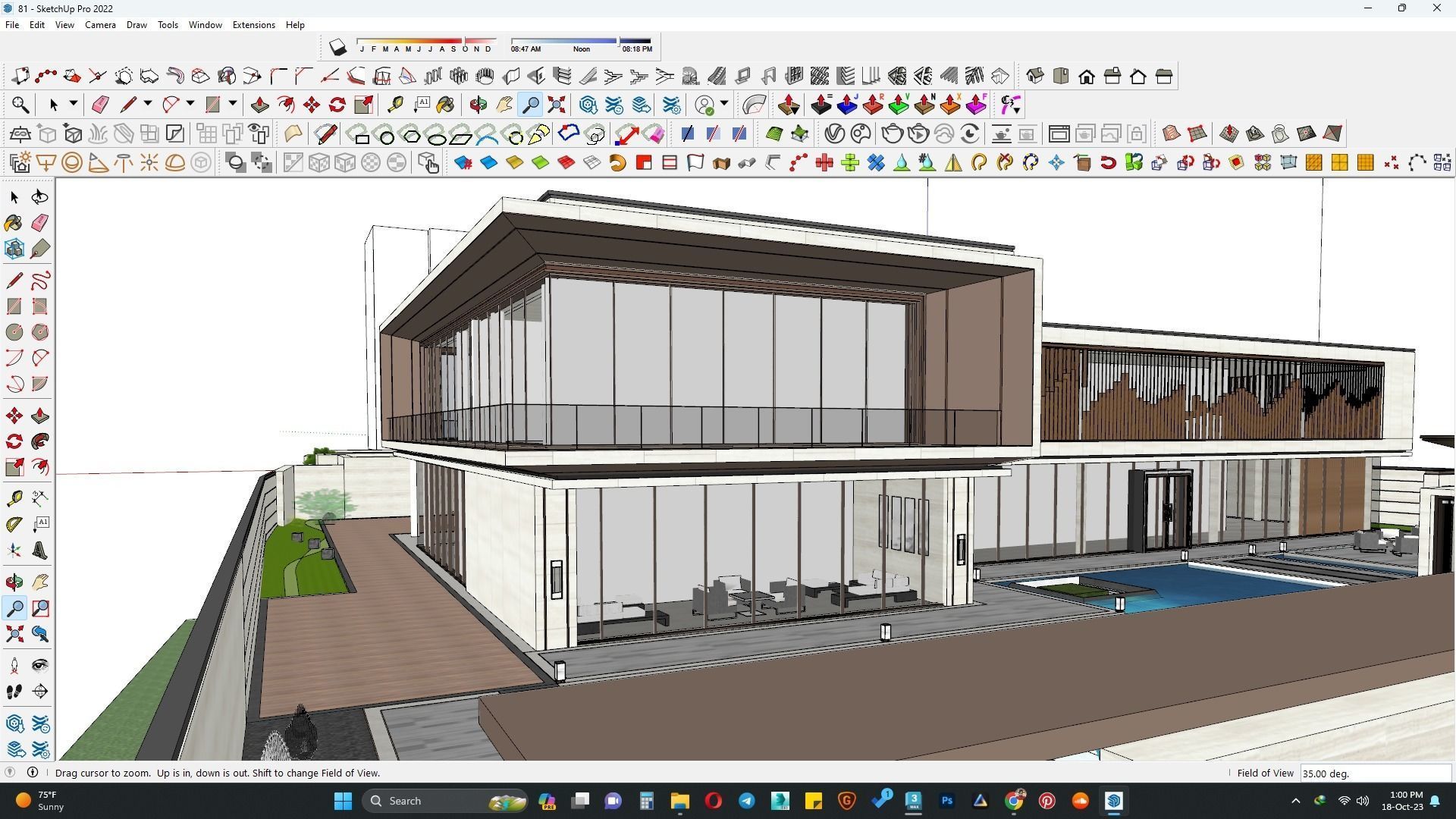 Villa casa 3d model  3D model_12