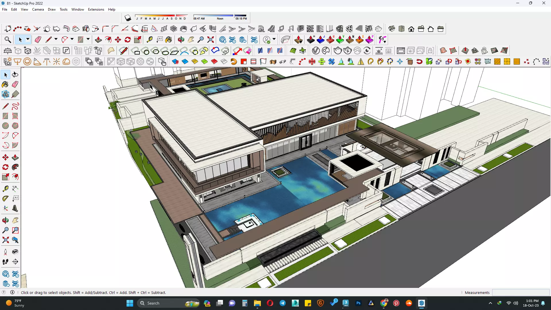 Villa casa 3d model  3D model_0