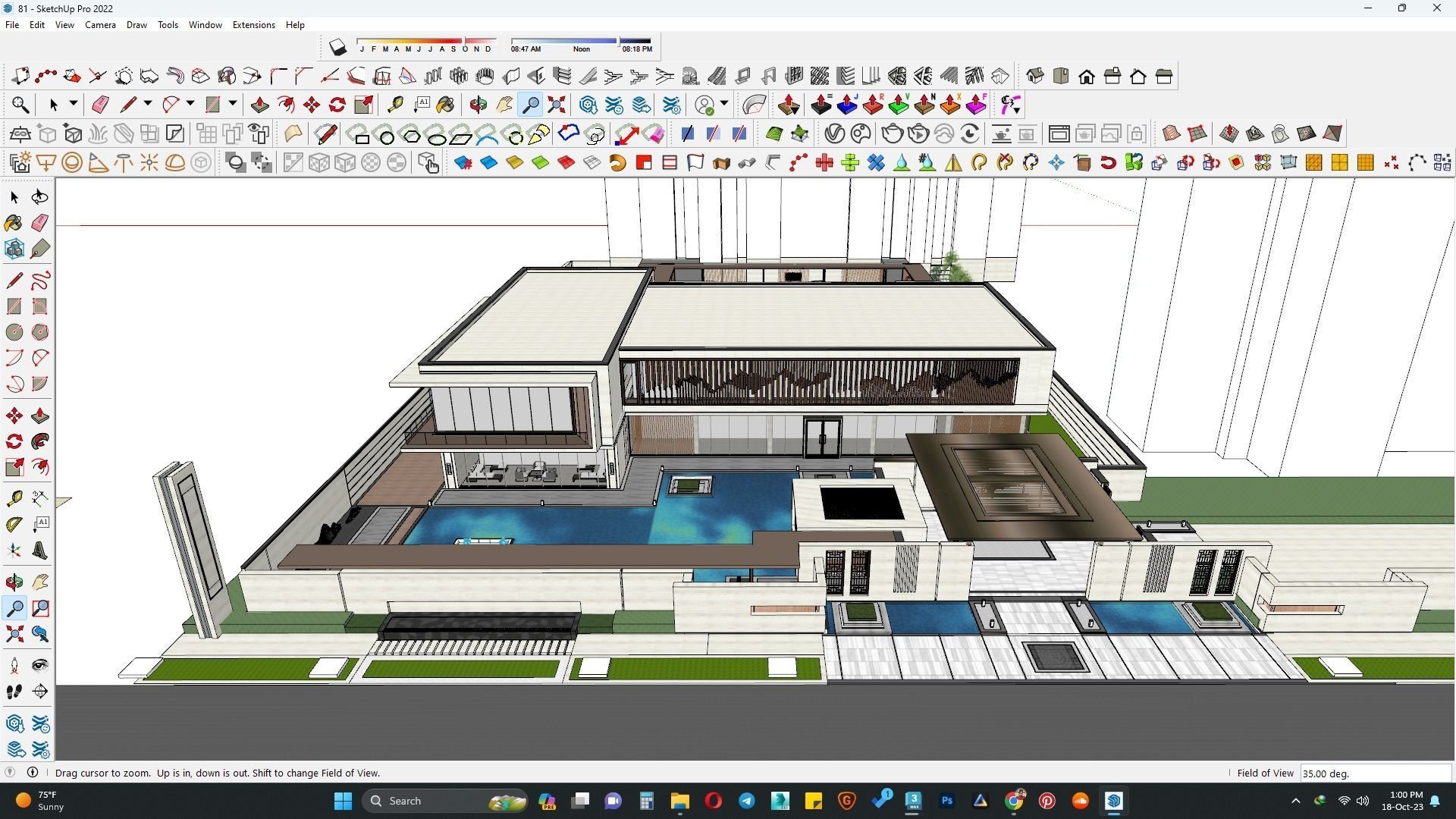 Villa casa 3d model  3D model_9
