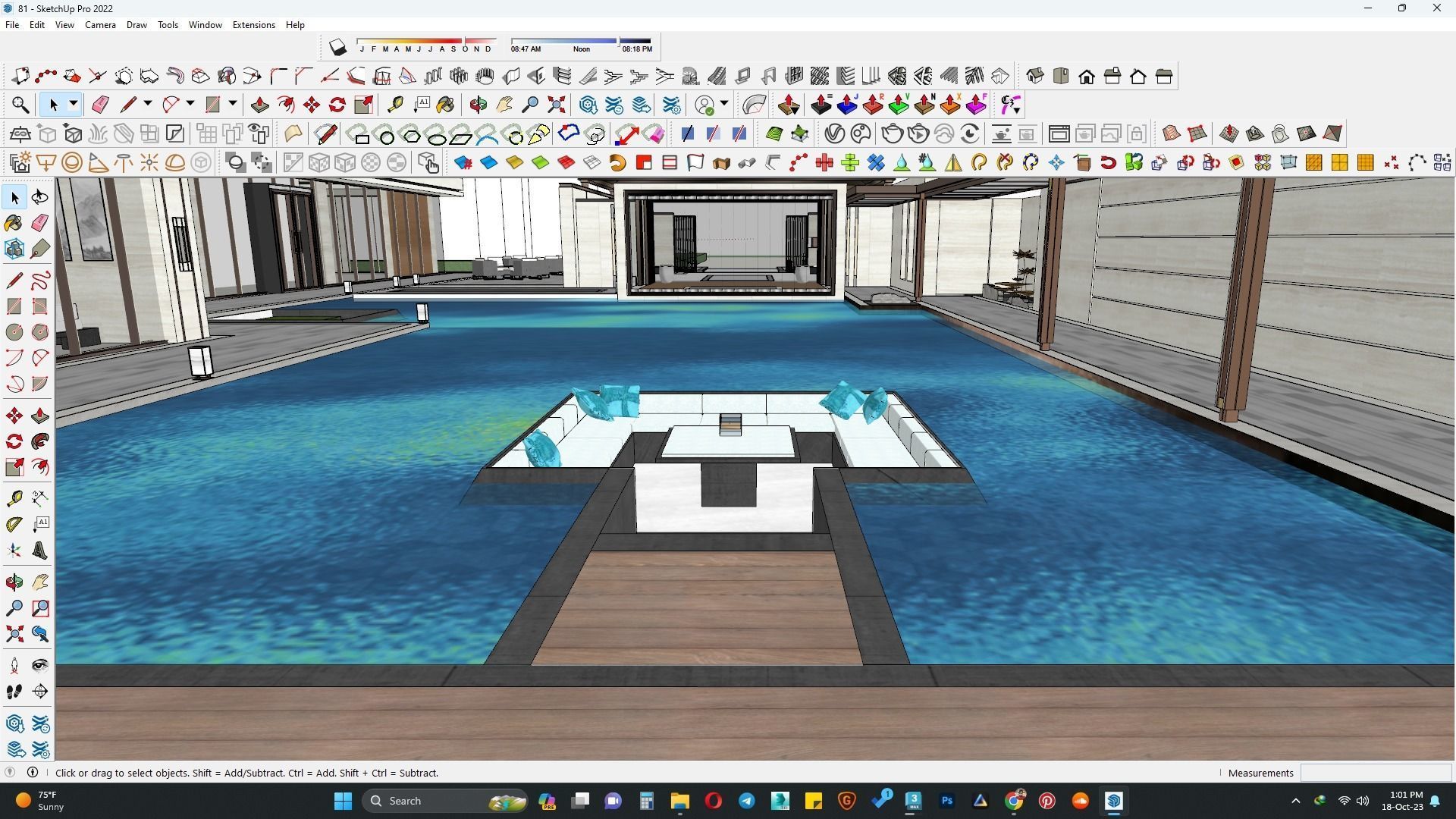 Villa casa 3d model  3D model_2