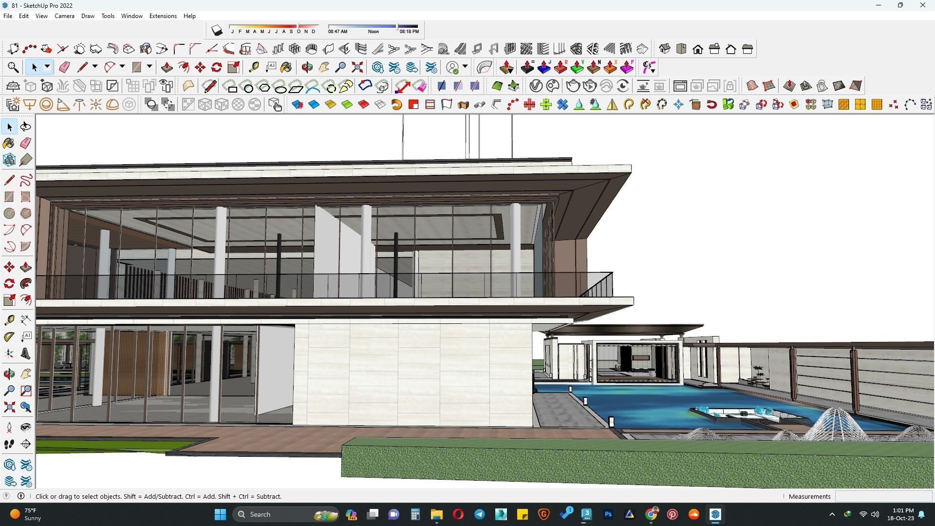 Villa casa 3d model  3D model_1