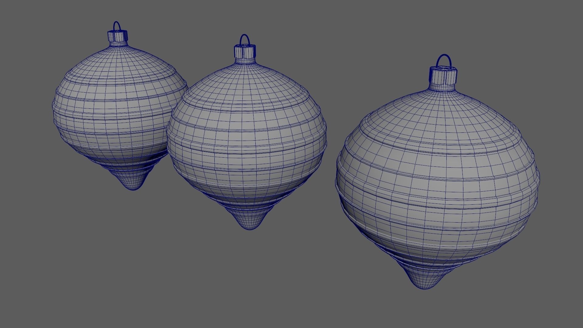 Christmas Tree Ornament Set9 - Green Orange 3D model_18