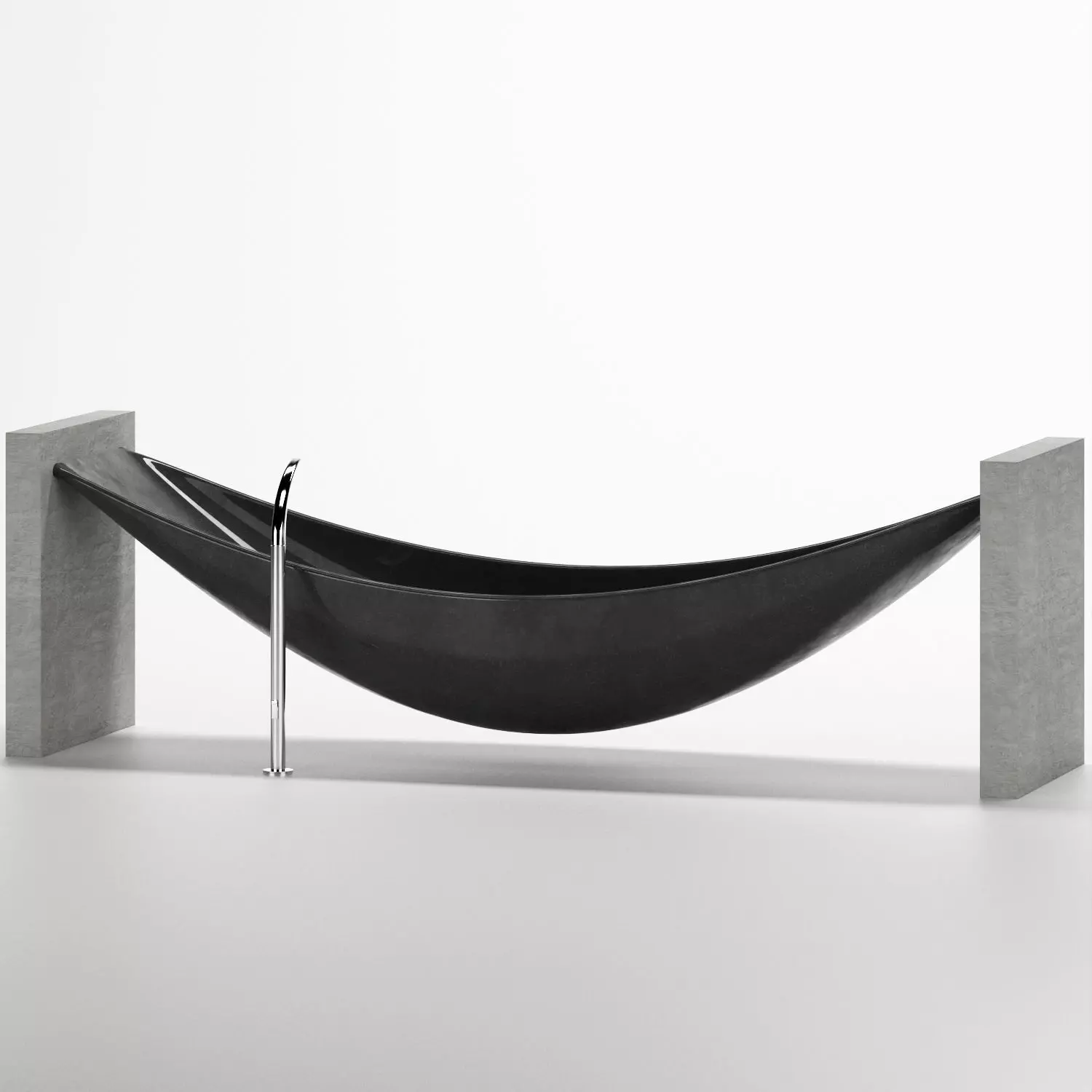 modern suspended bathtub 3D model