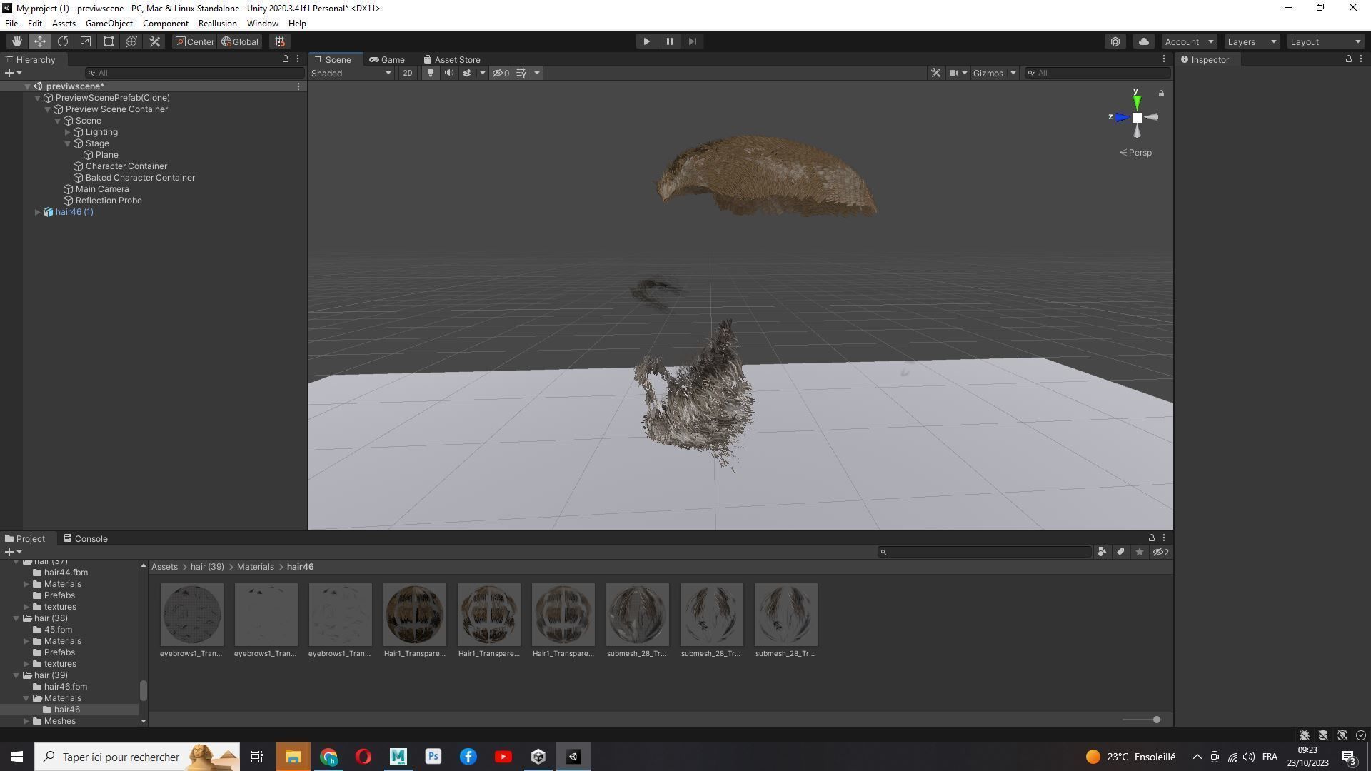 Realistic Male Hair - Buzz Hair Cut Low-poly 3D model_20
