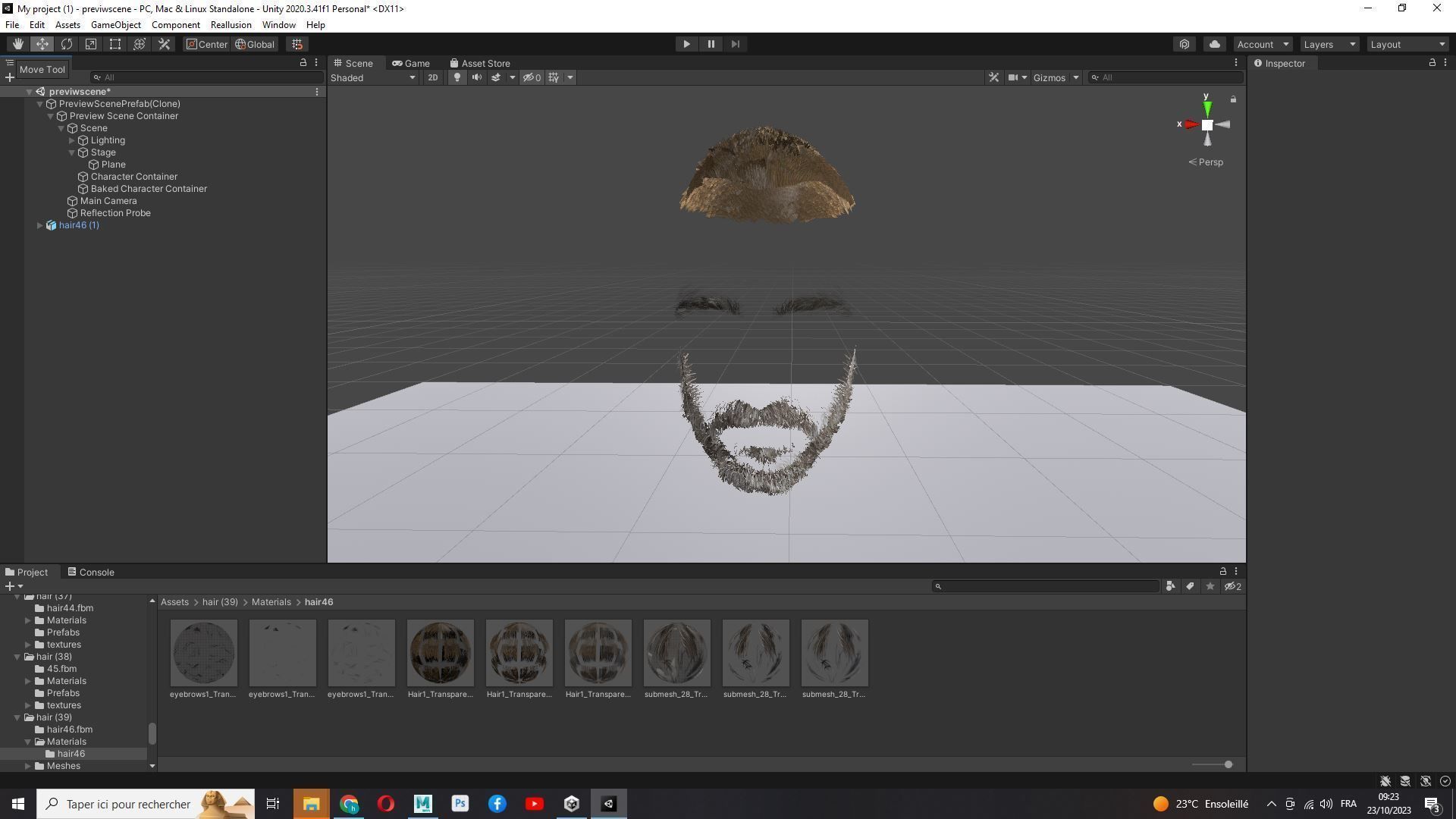 Realistic Male Hair - Buzz Hair Cut Low-poly 3D model_21