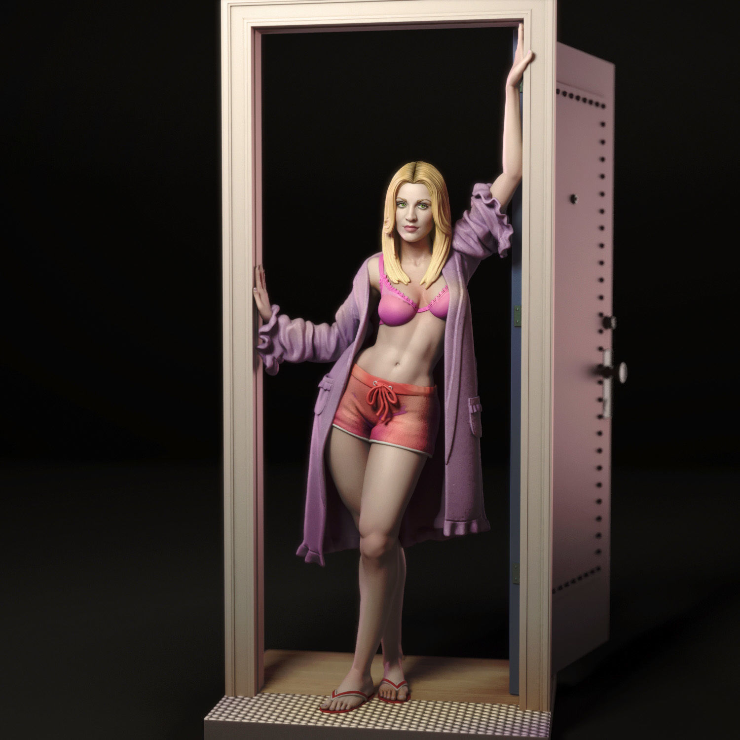 Penny Hofstadter 3D print model_9