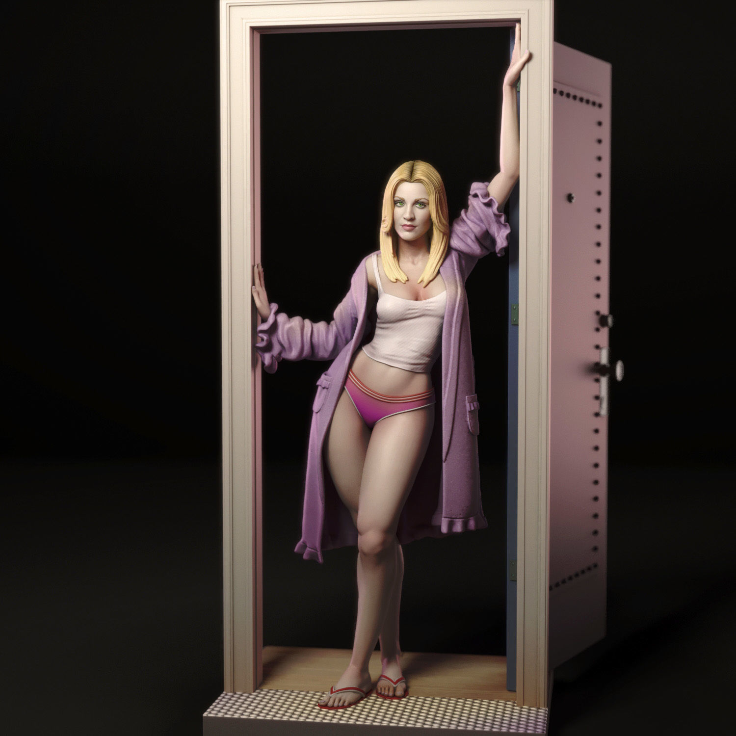 Penny Hofstadter 3D print model_10